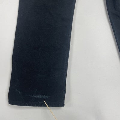 Carhartt Canvas Carpenter Double Knee Work Pants Size 32 X 32 Black Paint