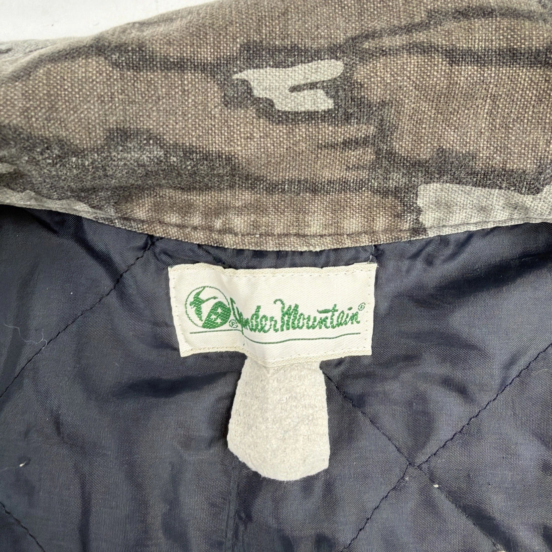 Vintage Garden Mountain Camo Shirt Jacket Size XL