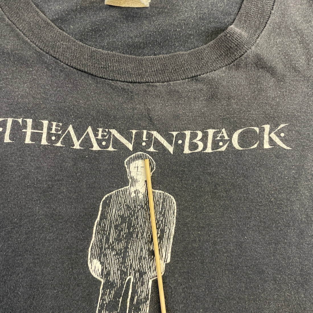 Vintage Men In Black The Stranglers T-Shirt Size Large 80s