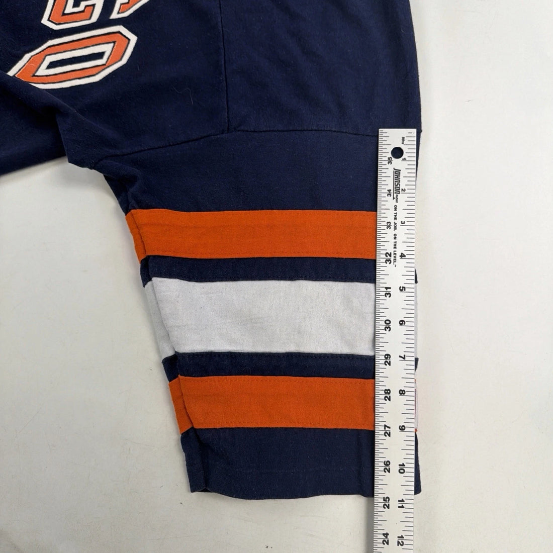 Vintage Chicago Bears Logo 7 Jersey T-Shirt Size Large NFL