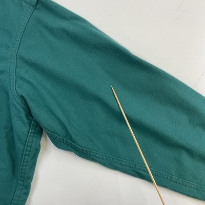 Vintage Woolrich Button Up Shirt Size Large Teal 90s