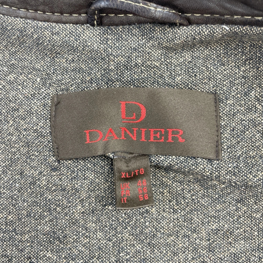 Danier Leather Coat Jacket Size XL Brown