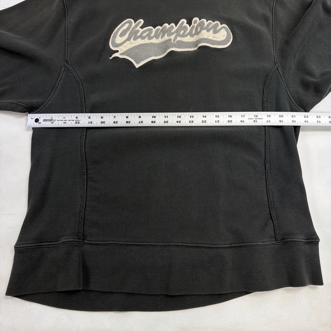 Champion Spell Out Crewneck Sweatshirt Size XL Green