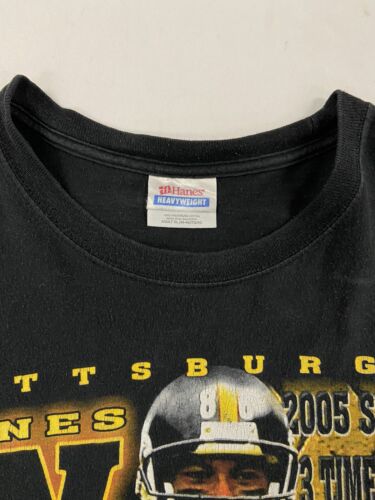 Pittsburgh Steelers NFL Team Apparel Black on Black Heavy Weight Tee