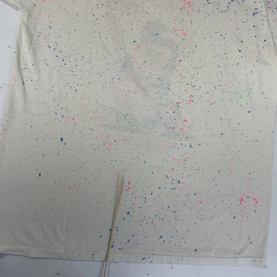 Vintage Big Boy Paint Splatter T-Shirt Size Large 90s