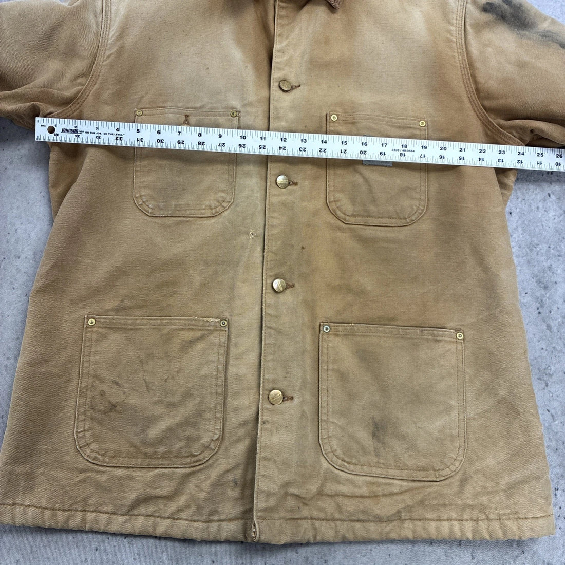 Carhartt Canvas Chore Coat Work Jacket Size 42