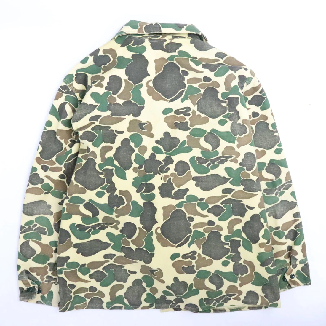 Vintage Deerskin Duck Camo Light Hunting Shirt Jacket Size XL Talon Zip