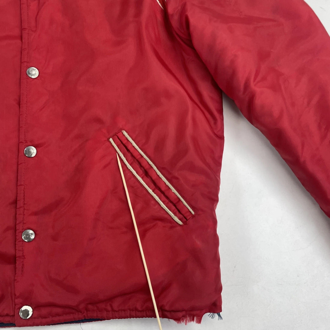 Vintage RHS Harv-al Bomber Jacket Size 36 Red