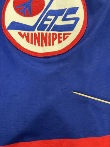 Vintage Winnipeg Jets CCM Hockey Jersey Size Medium 90s NHL