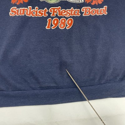 Vintage Notre Dame Fighting Irish Sunkist Fiesta Bowl 1989 Sweatshirt XL NCAA