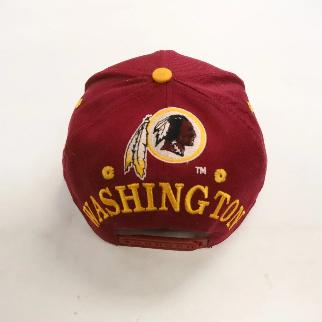 Vintage Washington Redskins Blockhead Snapback Hat OSFA NFL