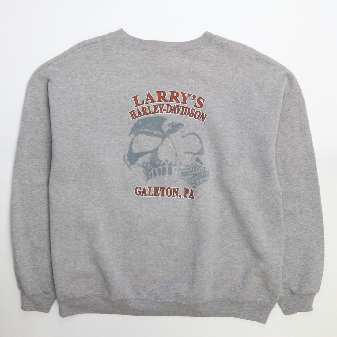 Harley Davidson Motorcycles Crewneck Sweatshirt Size XL Biker Gray