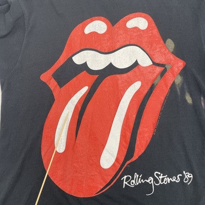 Vintage The Rolling Stones Canadian Tour T-Shirt Size Medium 1989 80s