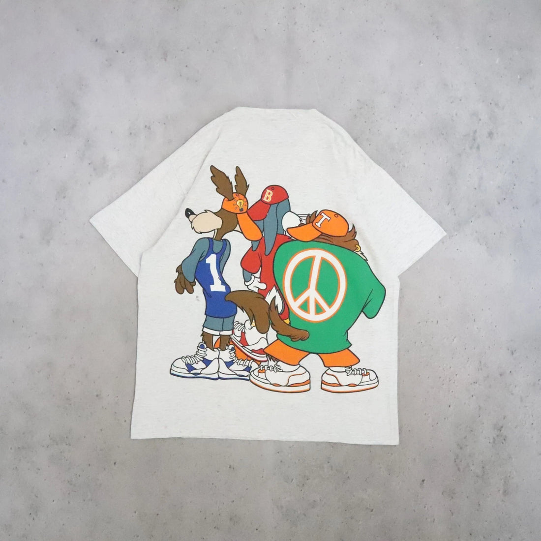 Vintage Looney Tunes Basketball T-Shirt Size XL 90s