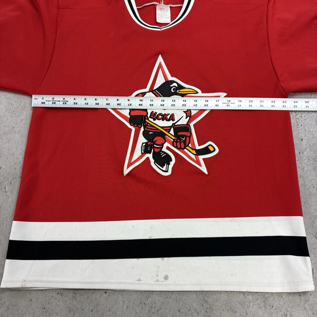 Vintage Russian Penguins CCM Jersey Size Large