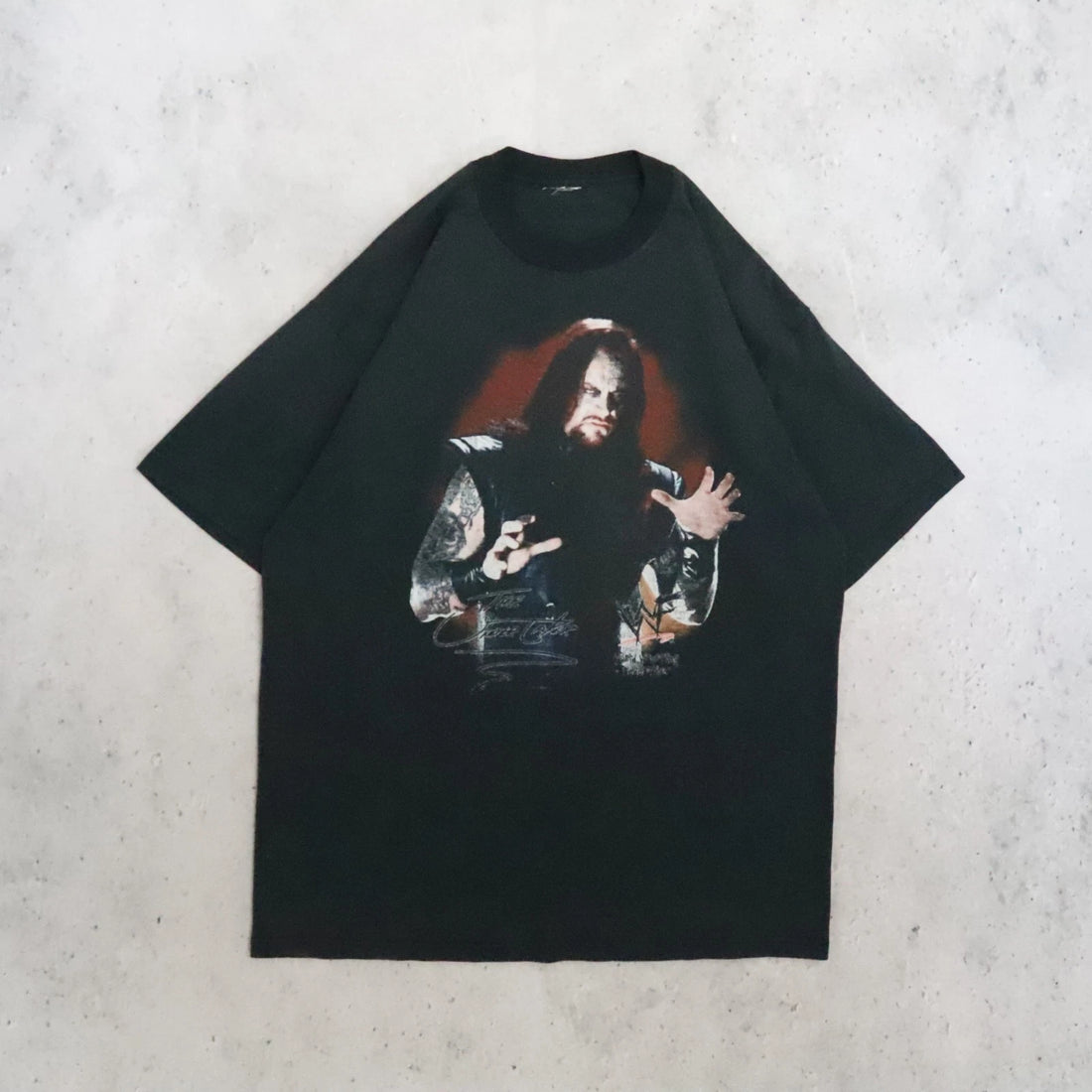 Vintage The Undertaker Wrestling T-Shirt Size Large 90s WWF WWE