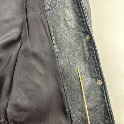 Vintage Olds College Fashion & Design Leather Varsity Jacket Size 40R