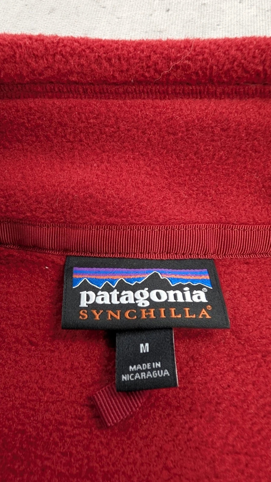 Patagonia Synchilla Marsupial Pullover Fleece Jacket Size Medium