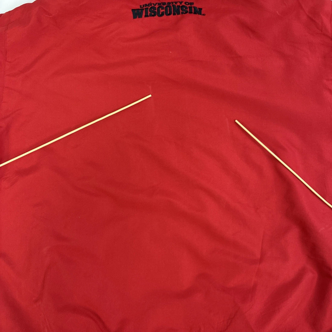 Vintage Wisconsin Badgers Pullover Windbreaker Light Jacket XL NCAA