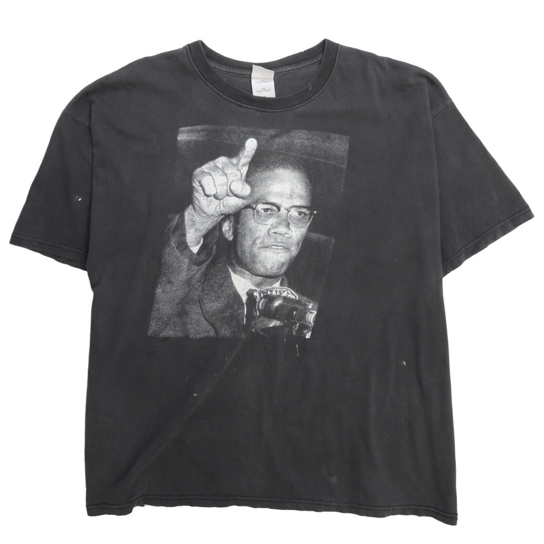 Vintage Malcolm X Quote T-Shirt Size 2XL Black Activism Politics Protest