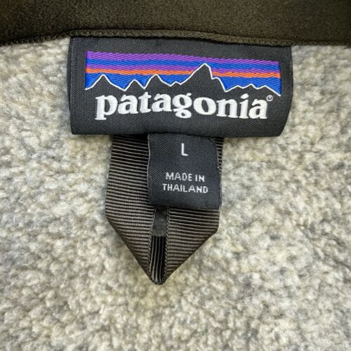 Patagonia Better Sweater Fleece Jacket Size Large Gray Brown