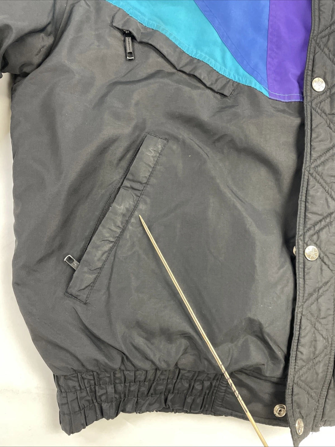 Vintage Yamaha Snowmobile Racing Jacket Size Large Insulated