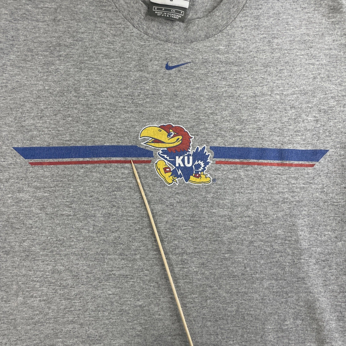 Vintage Kansas Jayhawks Nike Long Sleeve T-Shirt Size Small NCAA