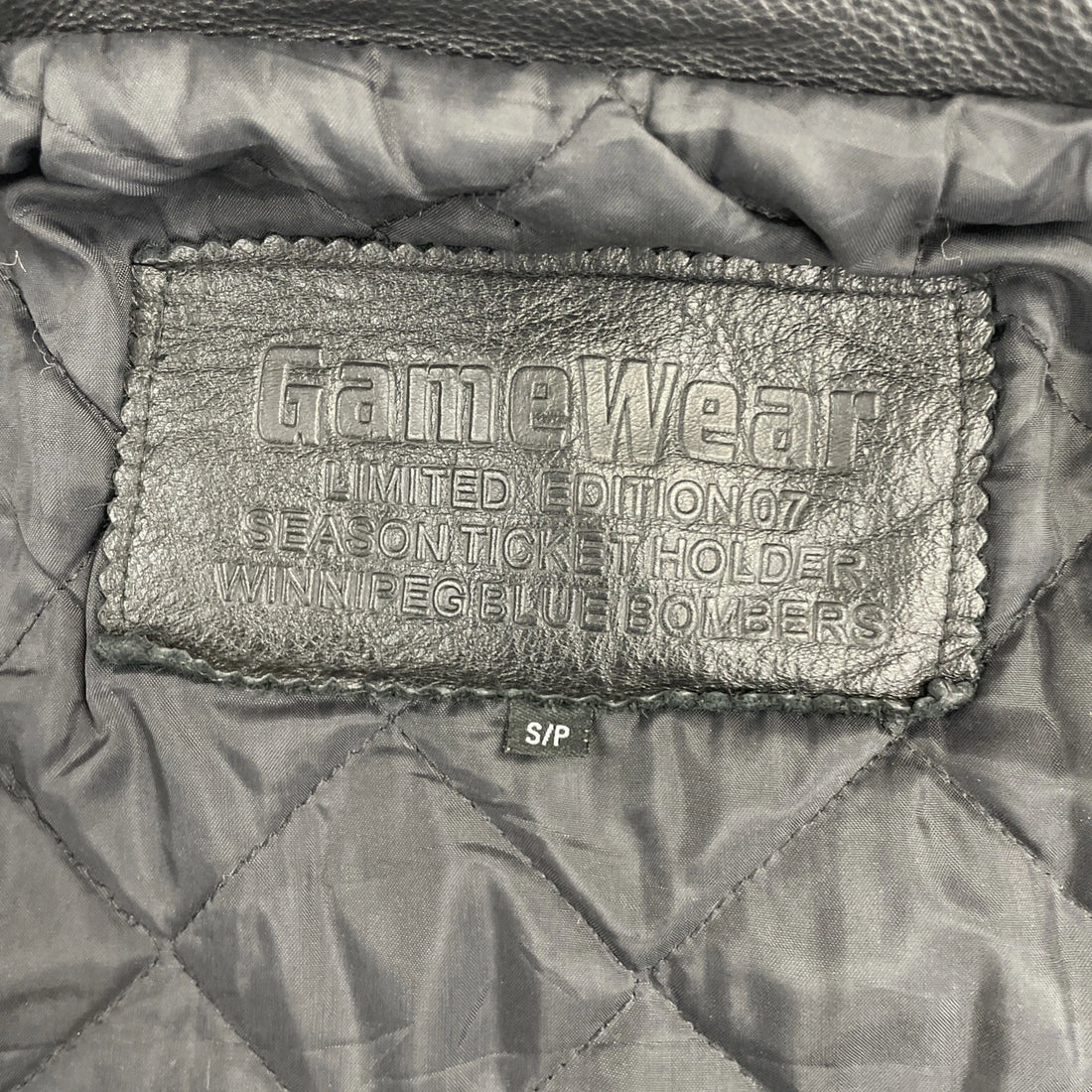 Winnipeg Blue Bombers Varsity Jacket Large CFL Limited Ed. Season Ticket Holder