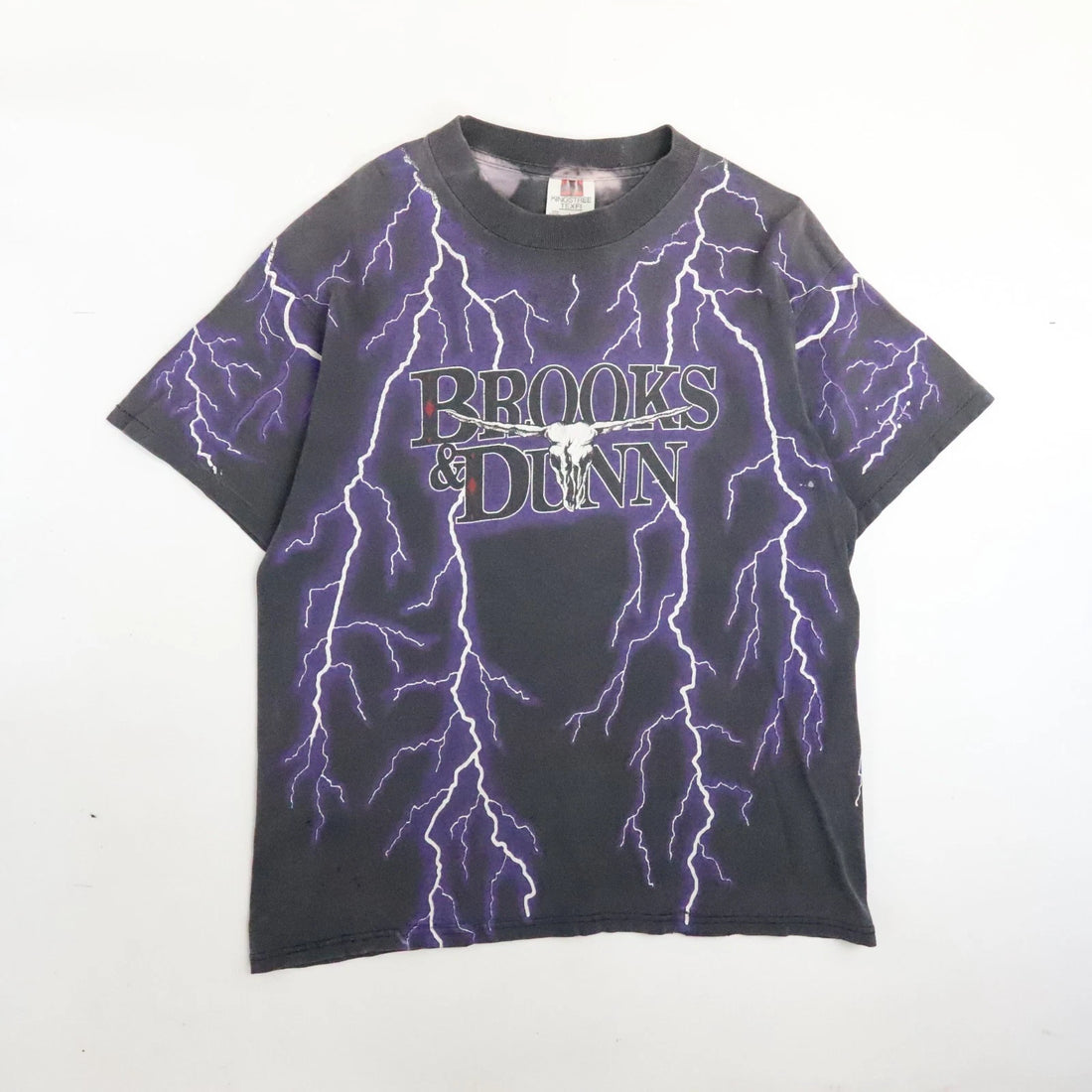 Vintage Brooks & Dunn Electric Rodeo Lightning Thunder T-Shirt Large Country 90s