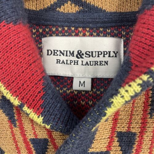 Denim & Supply Ralph Lauren Sweater Size Medium Aztec Western Navajo