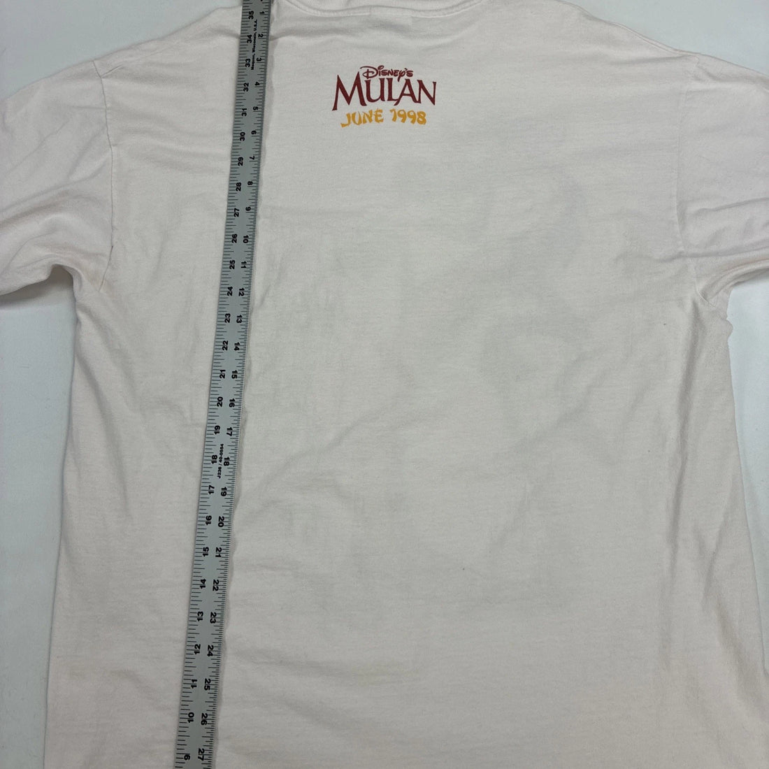 Vintage Mulan Mushu Disney T-Shirt Size XL 1998 90s