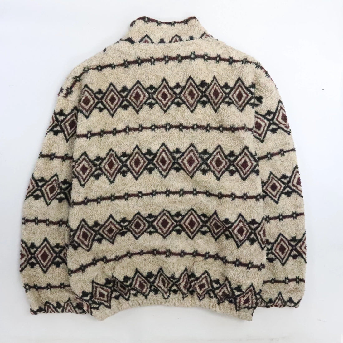 Vintage Wrangler Western Aztec Deep Pile Fleece Sweater Size 2XL