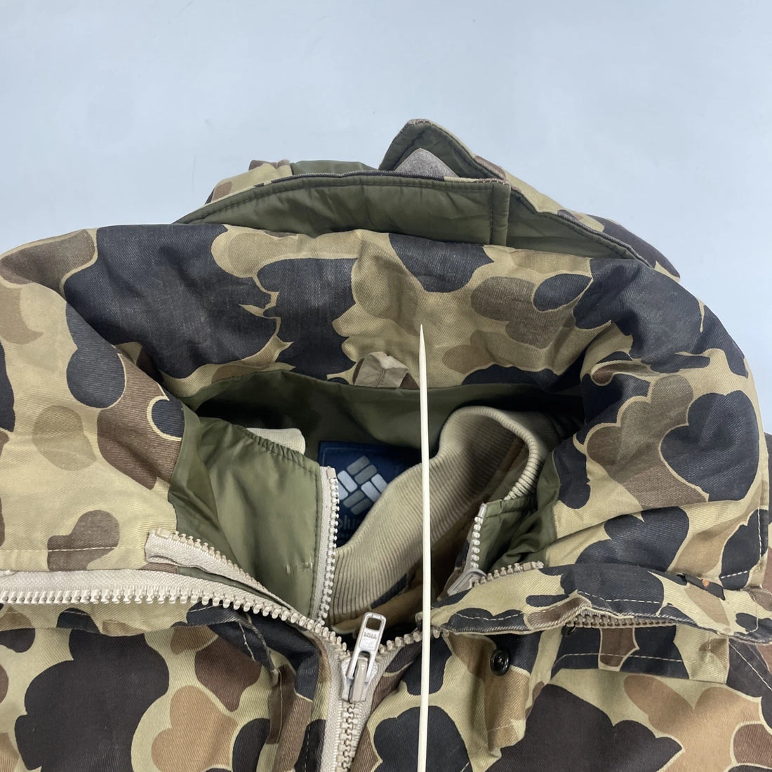 Vintage Columbia Duck Camo Parka Coat Jacket Size Large