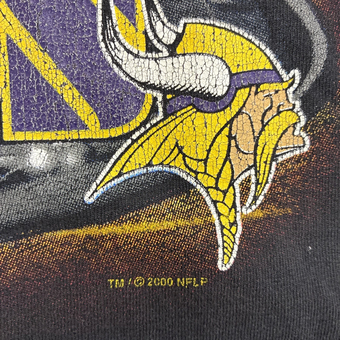 Vintage Minnesota Vikings Home Field Advantage T-Shirt Size Large 2000 NFL