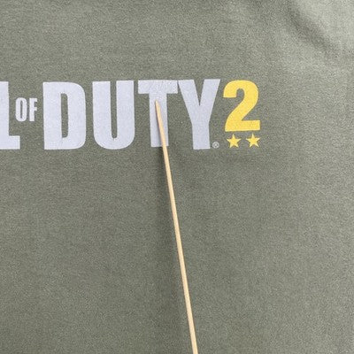 Vintage Call Of Duty 2 T-Shirt Size XL Video Game Promo