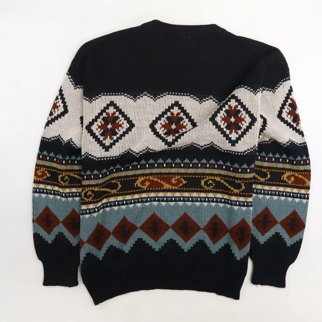 Madison Fair Isle Crewneck Sweater Size Large
