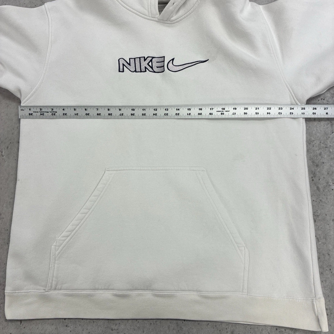 Vintage Nike Spell Out Sweatshirt Hoodie Size XL