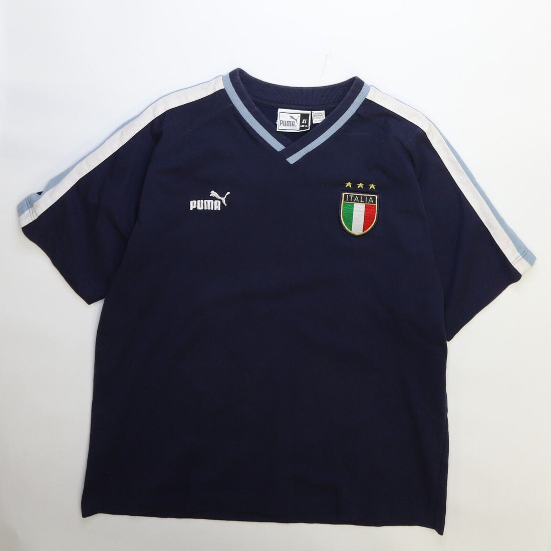 Vintage Italia Puma Soccer Football T-Shirt Size XL