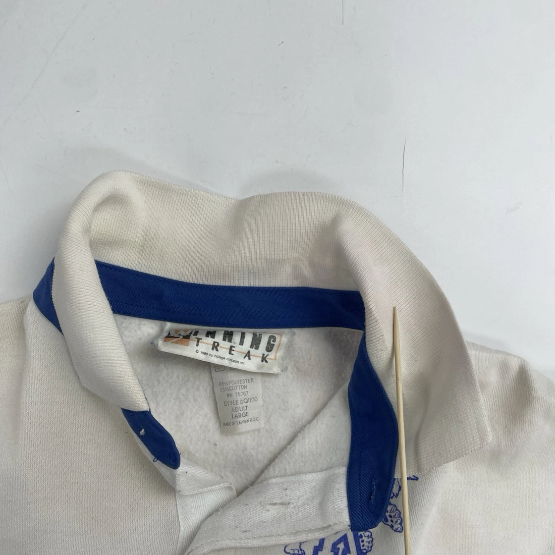 Vintage Kentucky Wildcats Collared Sweatshirt Size Large NCAA