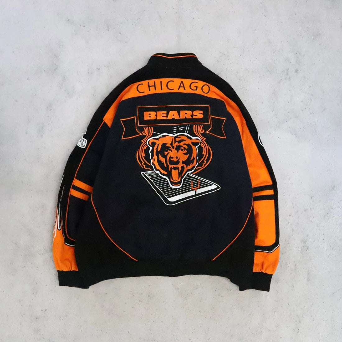 Chicago Bears Varsity Bomber Jacket Size 6XL NFL
