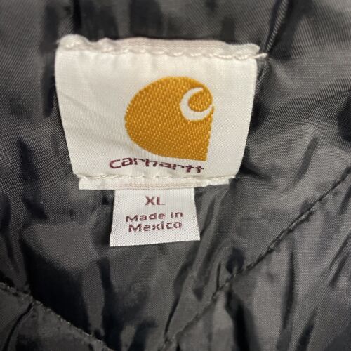 Carhartt Canvas Arctic Work Jacket Size XL Brown Insulated