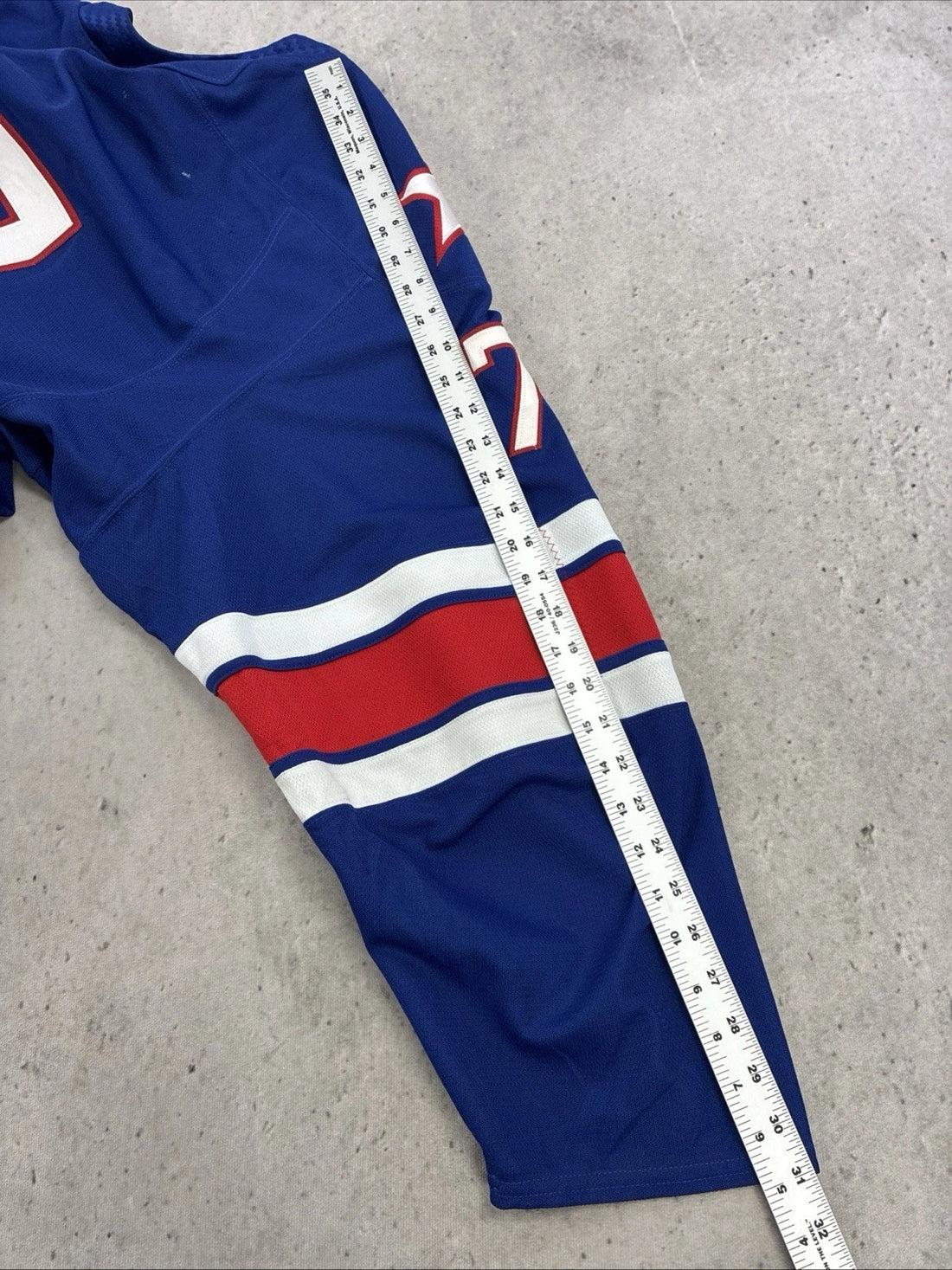 Rochester Americans Tobie Paquette Bisson Authentic 2018 2019 Game Jersey 56 AHL