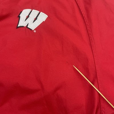 Vintage Wisconsin Badgers Starter Windbreaker Light Jacket Size 2XL NCAA
