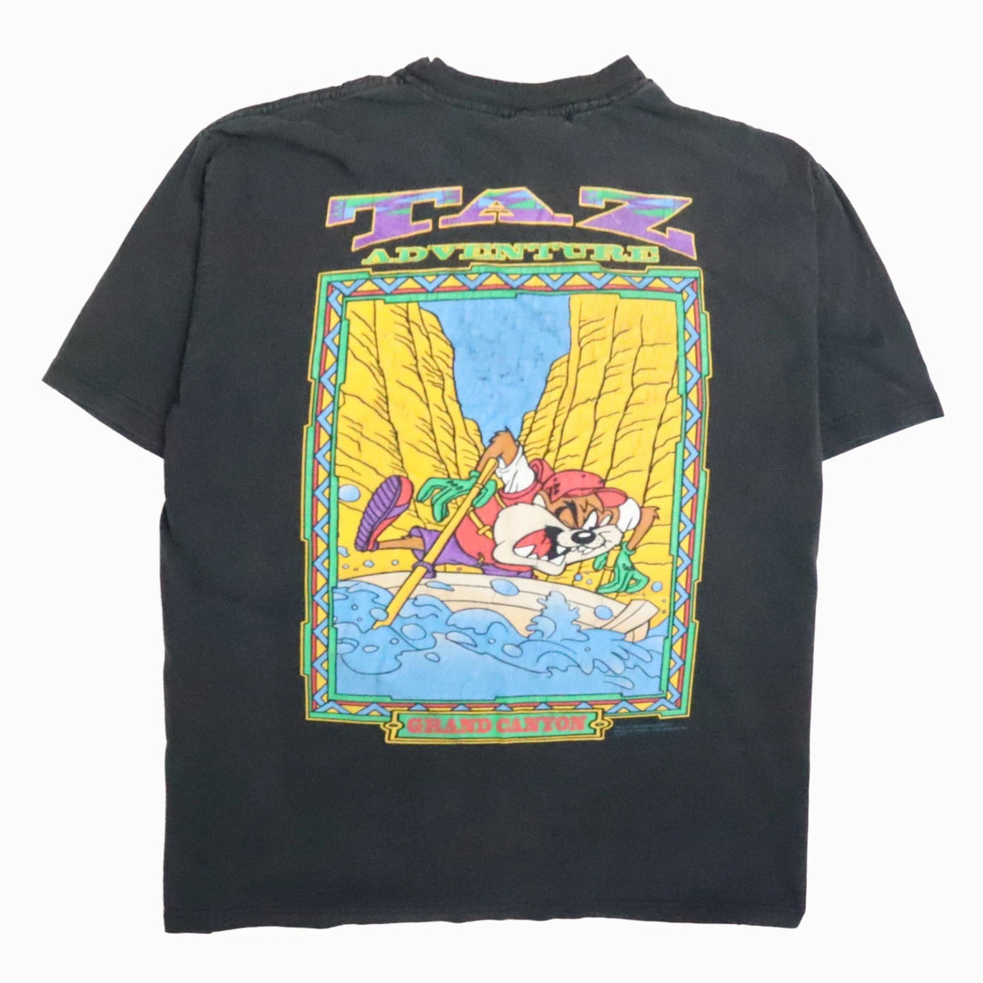 Vintage Taz Adventure Grand Canyon T-Shirt Size Large 1995 90s