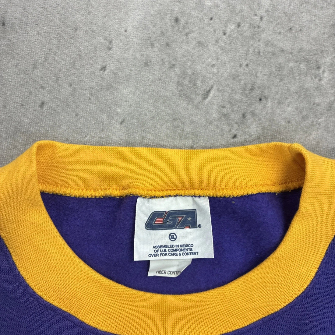 Vintage Minnesota Vikings CSA Sweatshirt Crewneck Size XL NFL