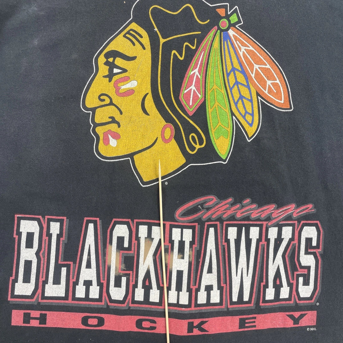 Vintage Chicago Blackhawks Salem T-Shirt Size XL 90s NHL