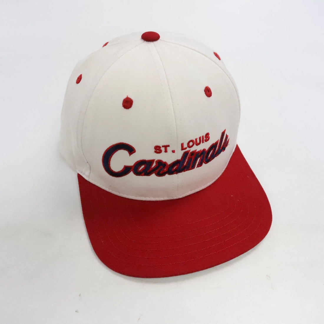 St. Louis Cardinals Script American Needle Snapback Hat OSFA MLB