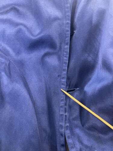 Vintage Vandervoorts Trojan Trenton Varsity Jacket Size 44 Blue 1960s