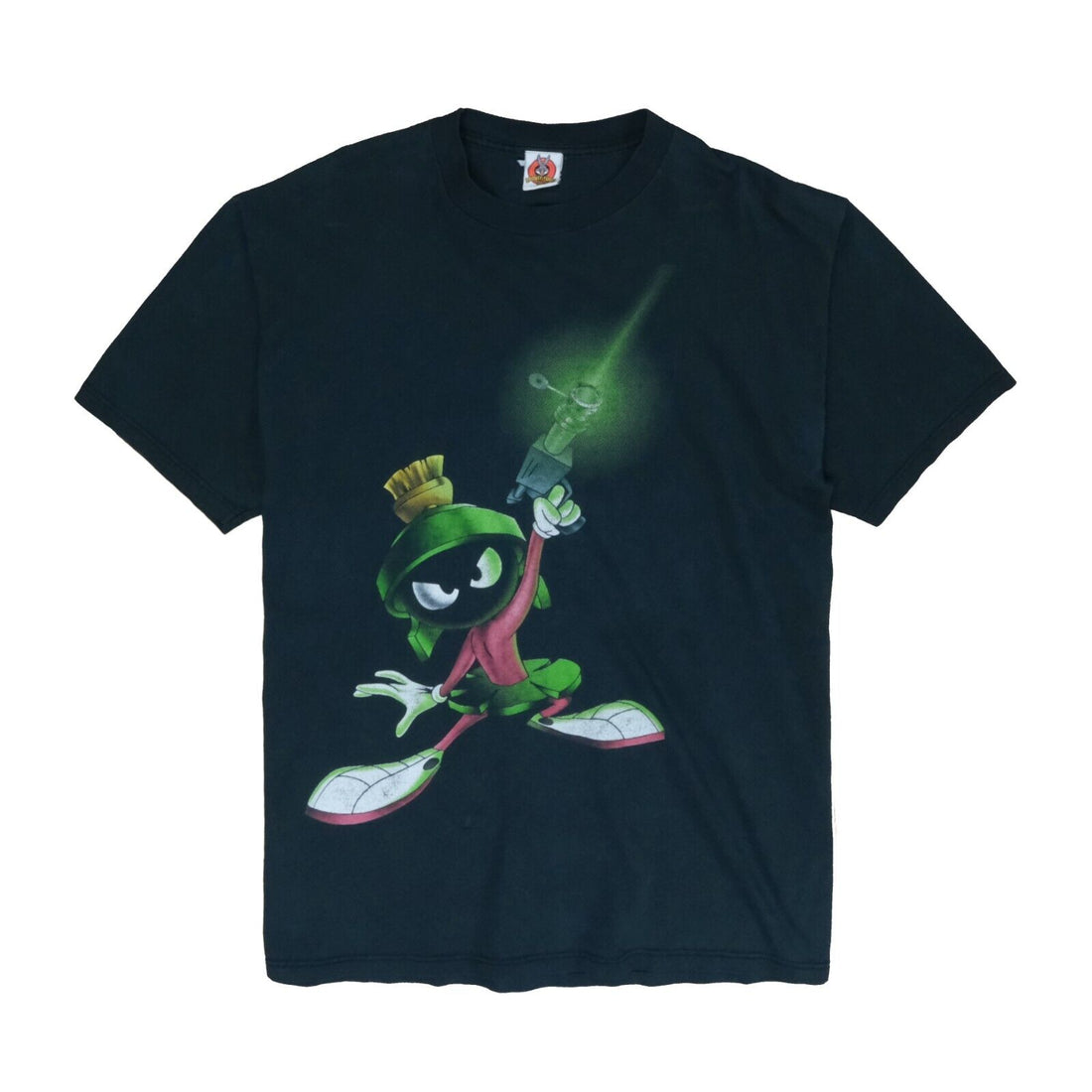 Vintage Marvin The Martian Laser Gun Looney Tunes T-Shirt Size Large 1997 90s
