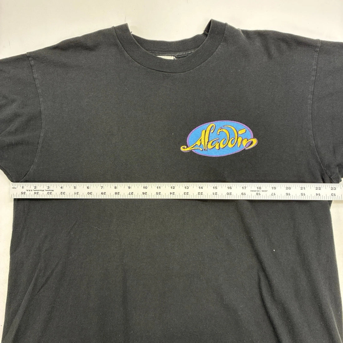 Vintage Aladdin Genie Disney T-Shirt Size XL Double Sided 90s